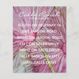 Cartão de Lavanda Turquois Casado