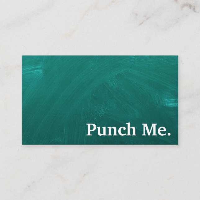 Cartão de Lealdade a Preto Minimalista Moderno (Frente)