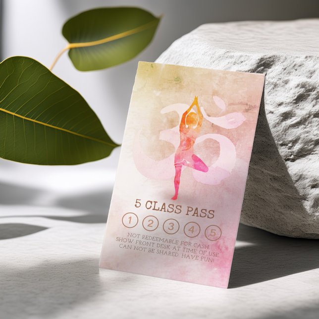 Cartão de Lealdade de Classe de Instrutor de Medit (Criador carregado)