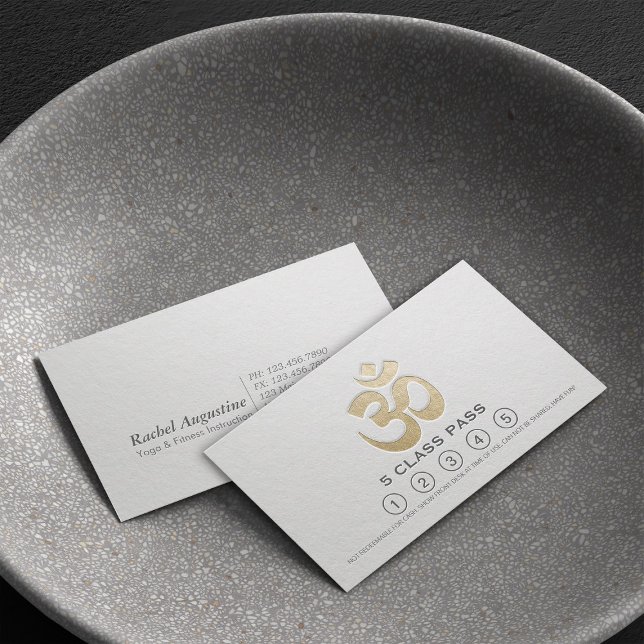 Cartão de Lealdade de Classe de Instrutor de Medit (Criador carregado)