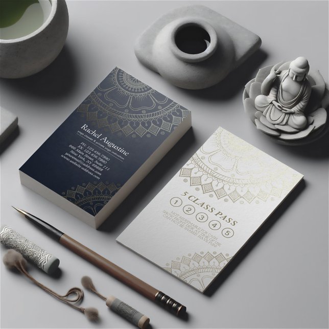 Cartão de Lealdade de Classe de Instrutor de Medit (Criador carregado)