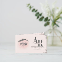 Cartão de Lealdade dobrado Eyelash