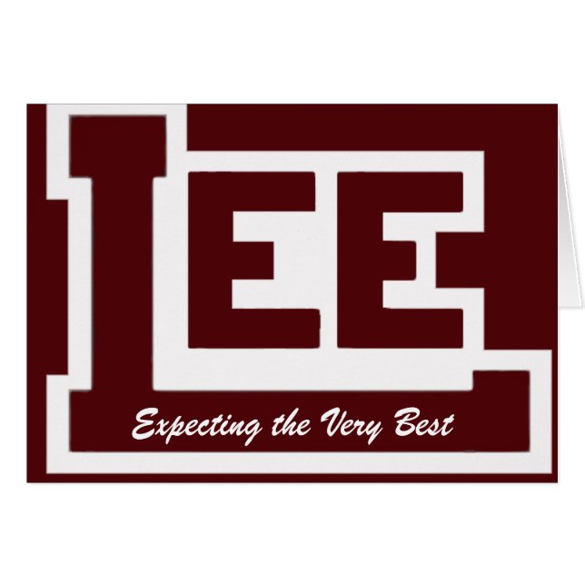 Cartão de Lee do Midland (Frente Horizontal)