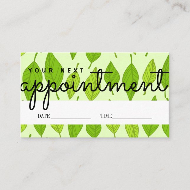 Cartão de Lembrança de Compromisso Bastante Sua Pr (Frente)