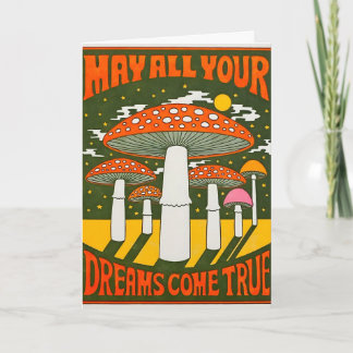 Cartão de Letterpress 'Que Todos os Seus Sonhos Se