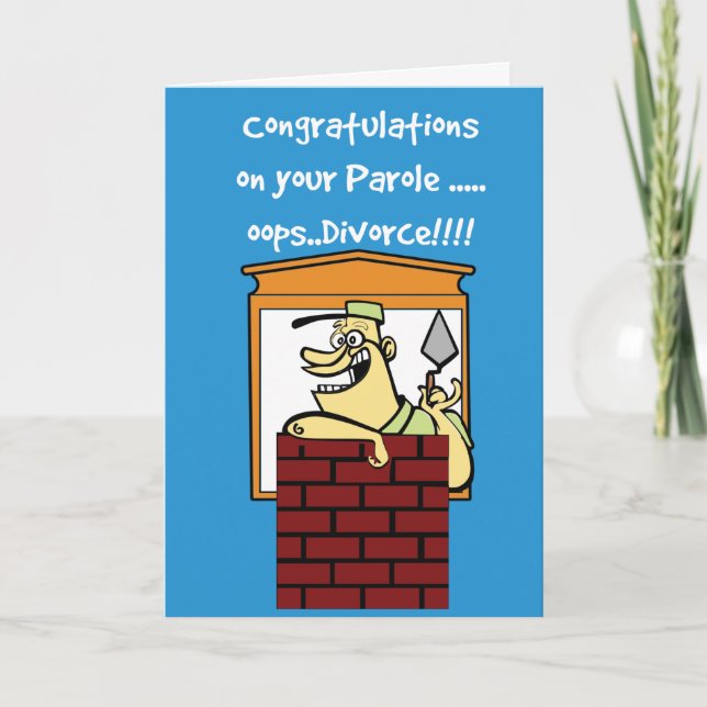 Cartão de Liberdade do Divórcio (Frente)