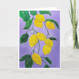 Cartão de Limonada do fazer<Blank Inside>