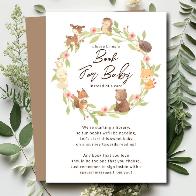 Cartão de Livro Infantil Florestal Encantado (Criador carregado)