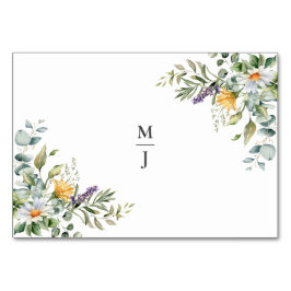 Cartão de Local de Casamento de Visitas Brancas