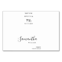 Cartão de Local de Casamento Minimalista Elegante
