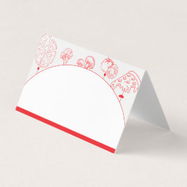 Cartão de Local de Vazio de Entrega Especial da Pi