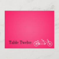 Cartão de Local Escrito Caprichoso Rosa Quente Dup