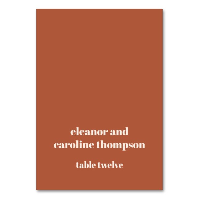 Cartão de Local Personalizado De Casamento Retroat (Frente)