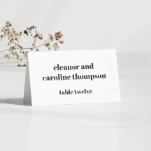 Cartão de Local Personalizado Retrorado Preto Bran