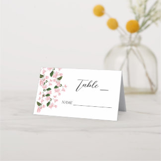 Cartão de Localidade Dobrada do Flor Branco Bougai