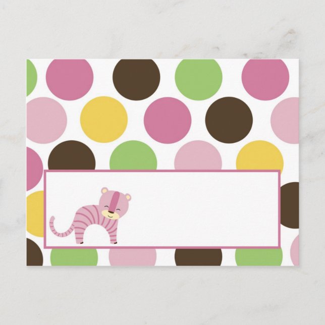 Cartão de Localidade Escrita Selva Rainha Tiger Sa (Frente)