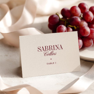 Cartão de Localização de Casamento Elegante Minima