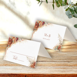 Cartão de Localização de Casamento Floral Boho com