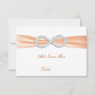 Cartão de Localização de Mesa de Casamento Diamant