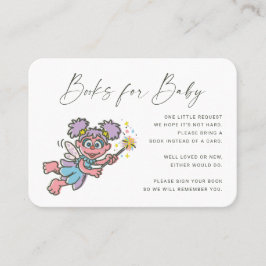 Cartão De Lugar Abby Cadabby Book Request Insert
