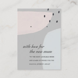 CARTÃO DE LUGAR ABSTRATO BLUE CINZA NOVA EXIBIÇÃO DE OFERTA DE OFE