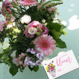 Cartão De Lugar Amor No Bloom Floral Wedding