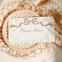 Aniversário de Toile Floral Marrom Neutro
