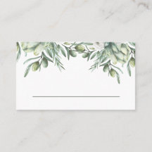 Azeitonas em aquarela. Casamento italiano floral e