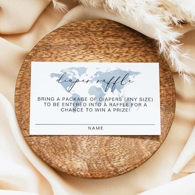 Cartão De Lugar Bilhete de Fralda de Armadilha Azul CARMEN (Criador carregado)