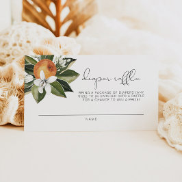 Cartão De Lugar CalLIOPE Pequena Fralda de Clementina Cutie Raffle