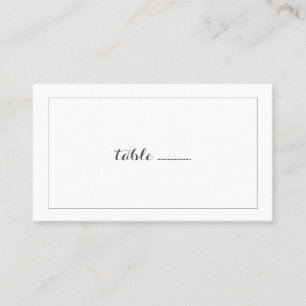 Cartão De Lugar Carolyna Wedding Escort Cards