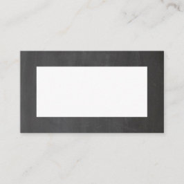 Cartão De Lugar Casamento cinza lousa. Quadro-negro simples modern