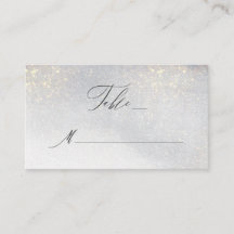 Casamento com Aquarelas Douradas de Prata Chic