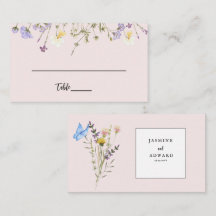 Casamento Floral de Flores Silvestres Simples Mode