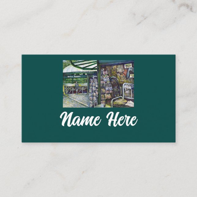 Cartão De Lugar Como Uma Imagem É Inimaginativa? (Frente)