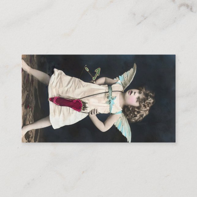 Cartão De Lugar Cupido Zangado (Frente)