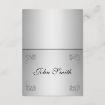 Cartão de lugar de mesa com nome - redemoinho prat