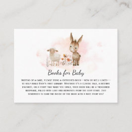 Cartão De Lugar Donkey Sheep Gender Neutrals for Baby |