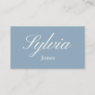 Cartão De Lugar Dusty blue wedding & Engagement table place card