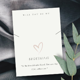 CARTÃO DE LUGAR EXIBIÇÃO DE NECKLACE DE PRESENTE DE BRIDESMAID DE 