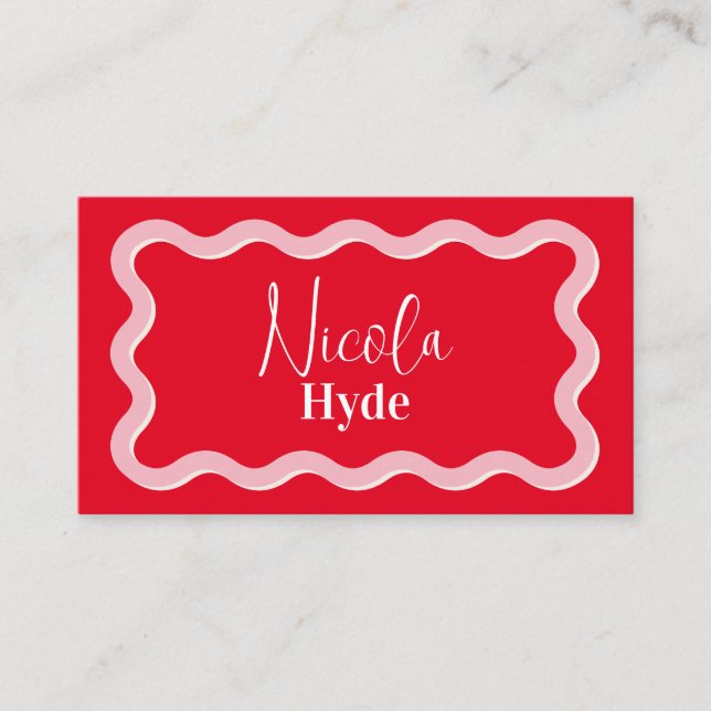 Cartão de Lugar Folha Única (Frente)