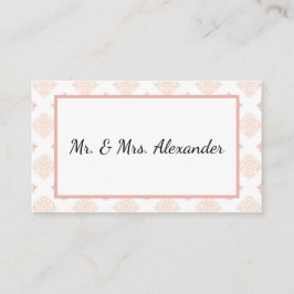 Cartão De Lugar Fragmento de Pincel Suave