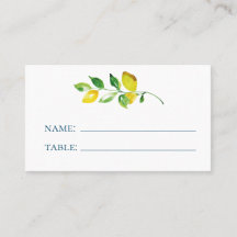 Limões e Folhagens de Verão