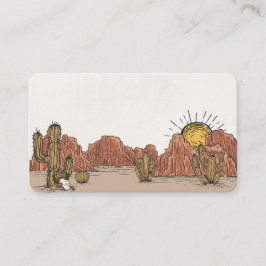 Cartão De Lugar Local Wild West Rodeo, data de nascimento ou chá d