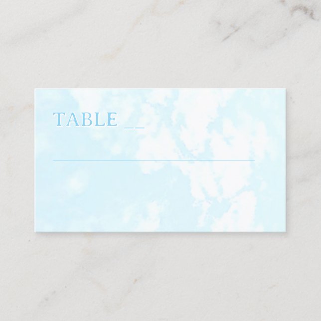 Cartão De Lugar Match Made In Heaven Wedding (Frente)