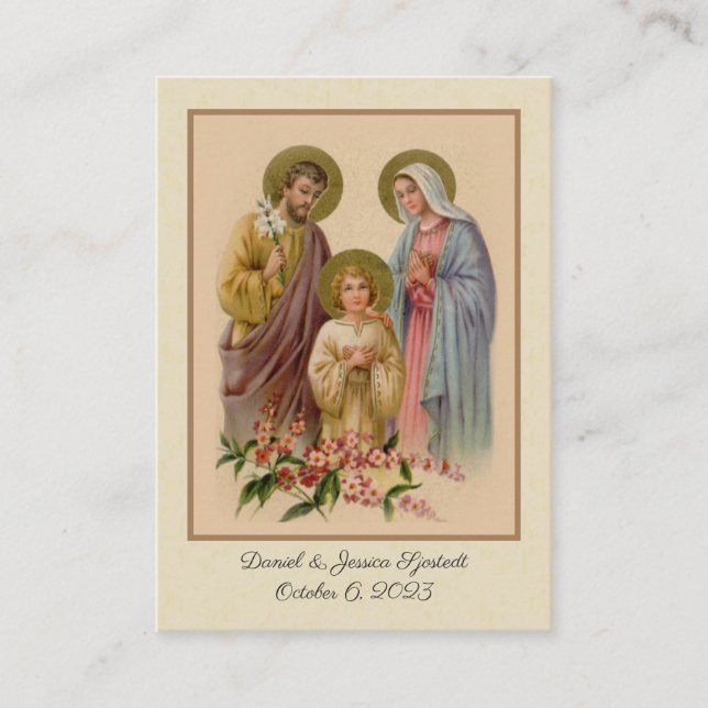 Cartão De Lugar Matt & Haley Wascher Place Card (Frente)