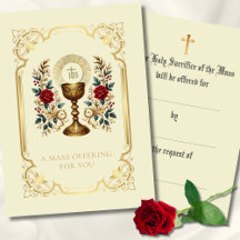 Oferta de Missa Católica Ostensório Floral