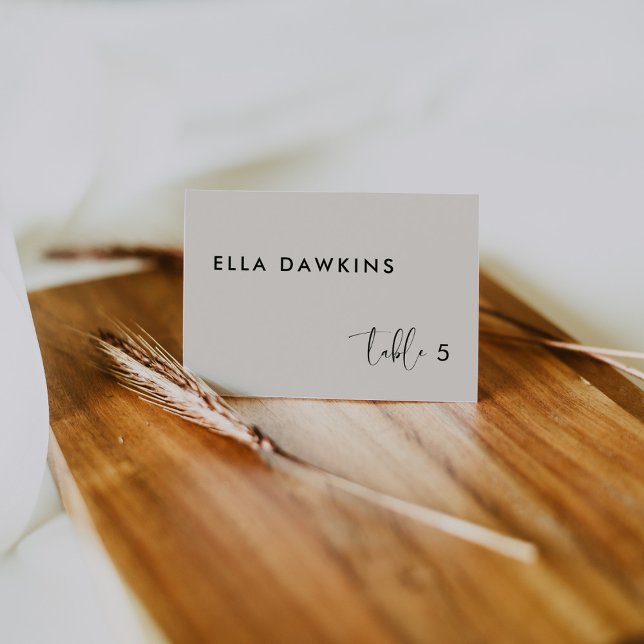 Cartão de lugar para convidado de casamento do Sen (Criador carregado)