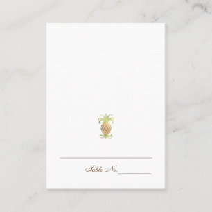 Cartão De Lugar PixDezines Vintage/Pineapple/Place/Escort Cards