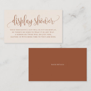 Cartão De Lugar Placa de Chá para Exibição de Boho do Script Bonit